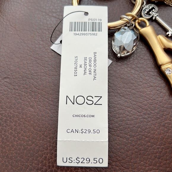 Chico’s “M” Initial Keychain - Picture 2 of 2